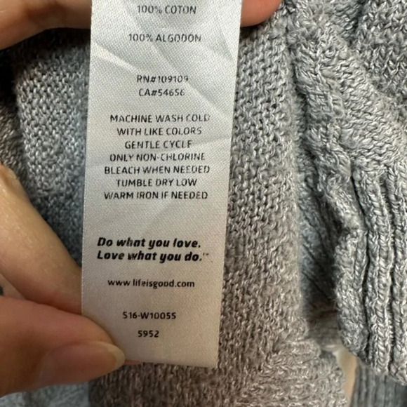 Life is good Cardigan sz XL - Picture 4 of 5